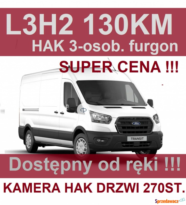 Ford Transit 2023,  2.0 diesel - Na sprzedaż za 169 000 zł - Szczecinek