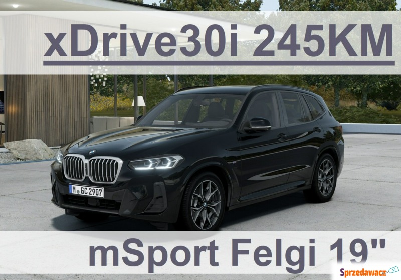 BMW X3  SUV 2023,  2.0 benzyna - Na sprzedaż za 290 400 zł - Szczecinek