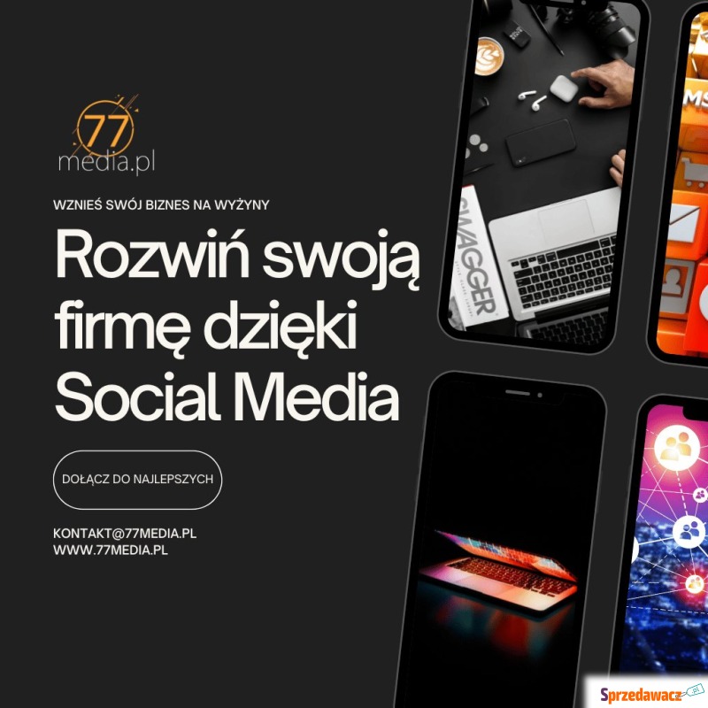 Wzmocnij swoją markę przez social media! Skon... - Usługi graficzne, Internet - Wrocław