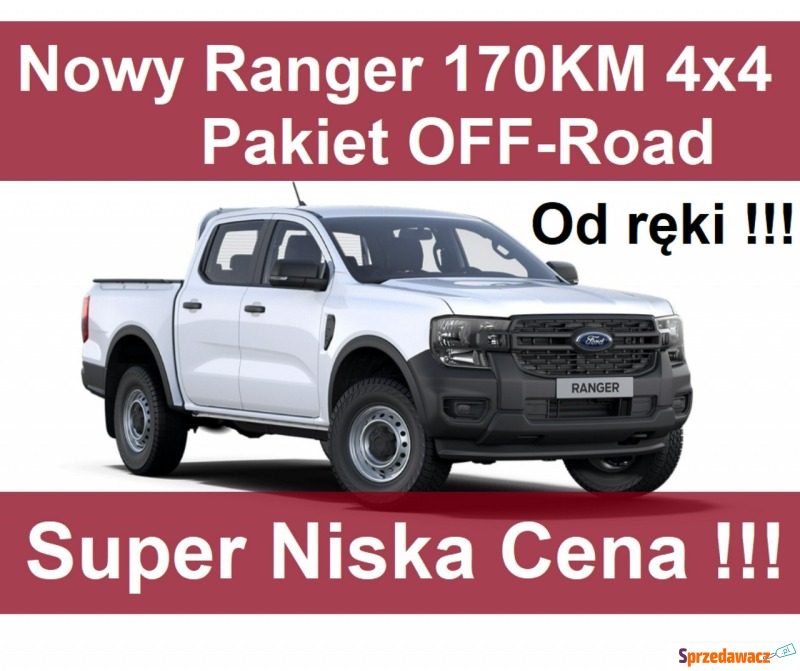 Ford Ranger  SUV 2023,  2.0 diesel - Na sprzedaż za 164 400 zł - Szczecinek