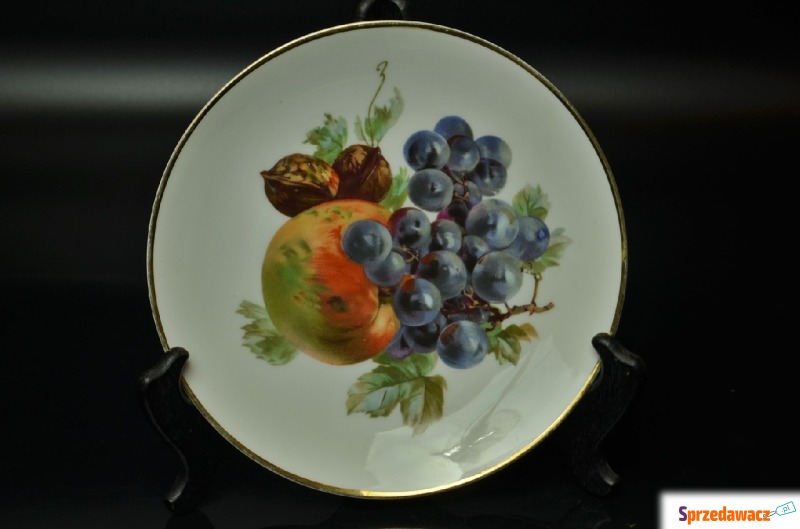 ## Talerz owocowy nr 1 - P.Muller ## - Porcelana, ceramika - Legnica