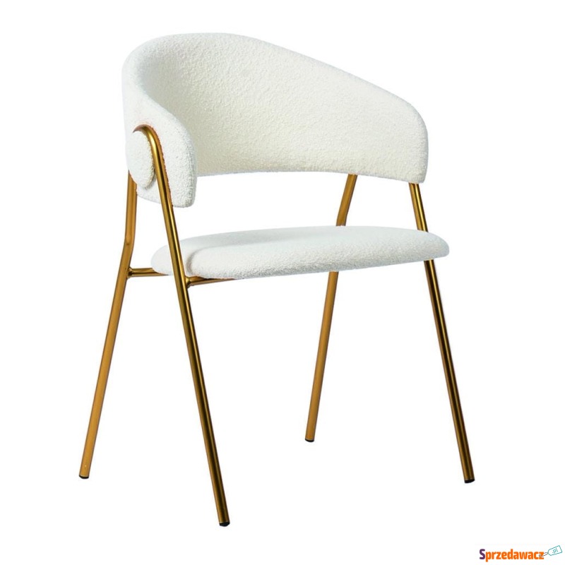 Krzesło Verso Boucle białe - Krzesła kuchenne - Kędzierzyn-Koźle