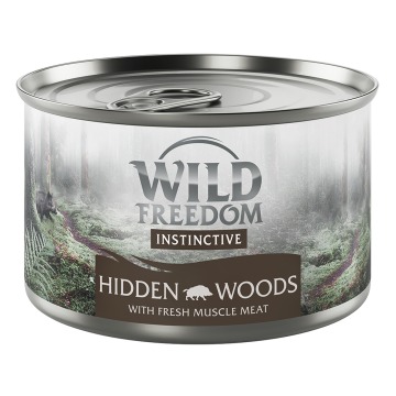 Wild Freedom Instinctive, 6 x 140 g - Hidden Woods - Dzik
