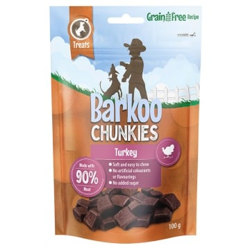 Barkoo Chunkies Meat Cubes - Kurczak, 100 g