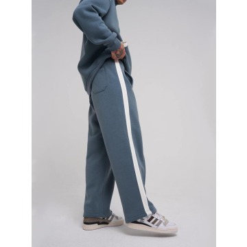 Spodnie Dresowe Męskie Niebieskie / Białe Machinist Strip