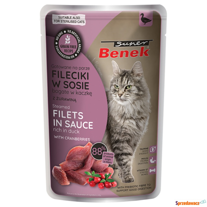 Korzystny pakiet Super Benek filety gotowane na... - Karmy dla kotów - Bielsko-Biała