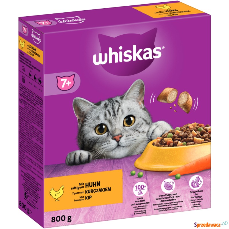 Whiskas 7+ Senior z kurczakiem - 800 g - Karmy dla kotów - Rybnik