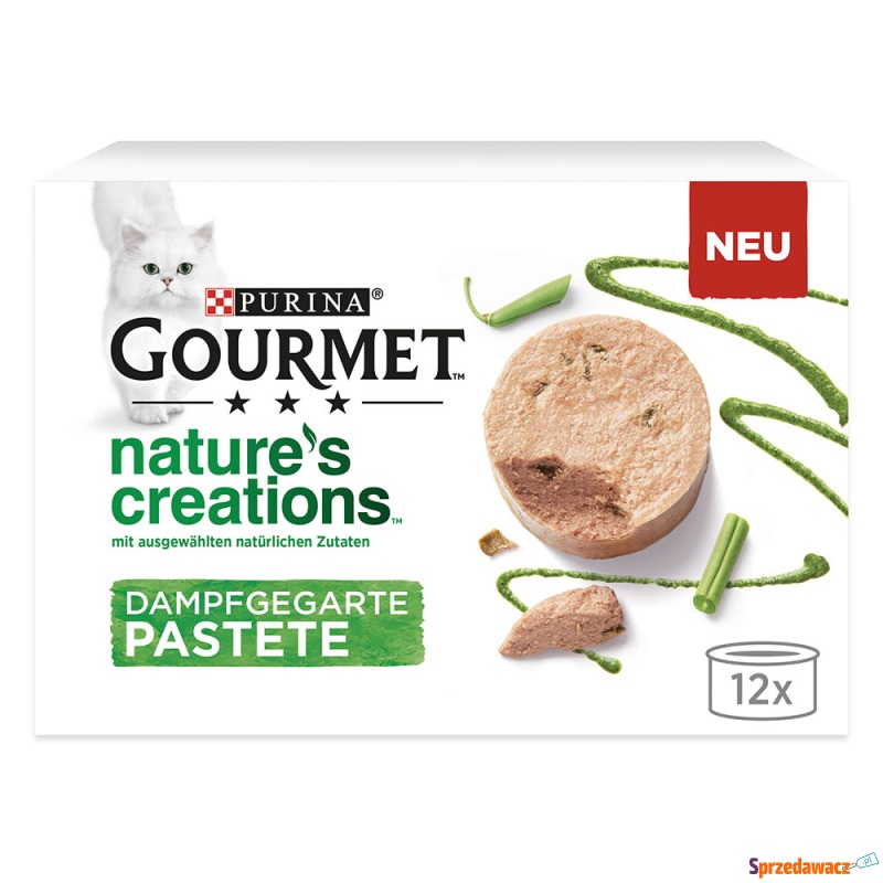 Megapakiet Gourmet Nature's Creation mus, 24 x... - Karmy dla kotów - Zawiercie