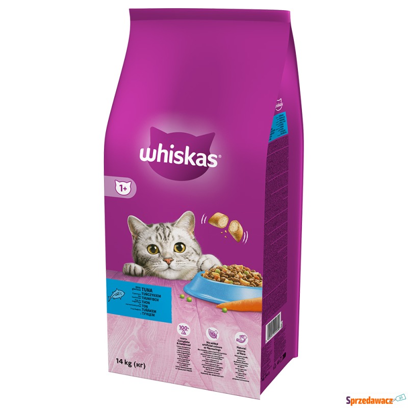 Whiskas 1+ z tuńczykiem - 2 x 14 kg - Karmy dla kotów - Toruń