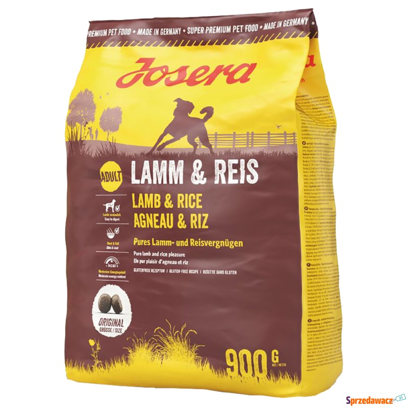 Josera, jagnięcina i ryż - 4,5 kg (5 x 900 g) - Karmy dla psów - Jelcz-Laskowice