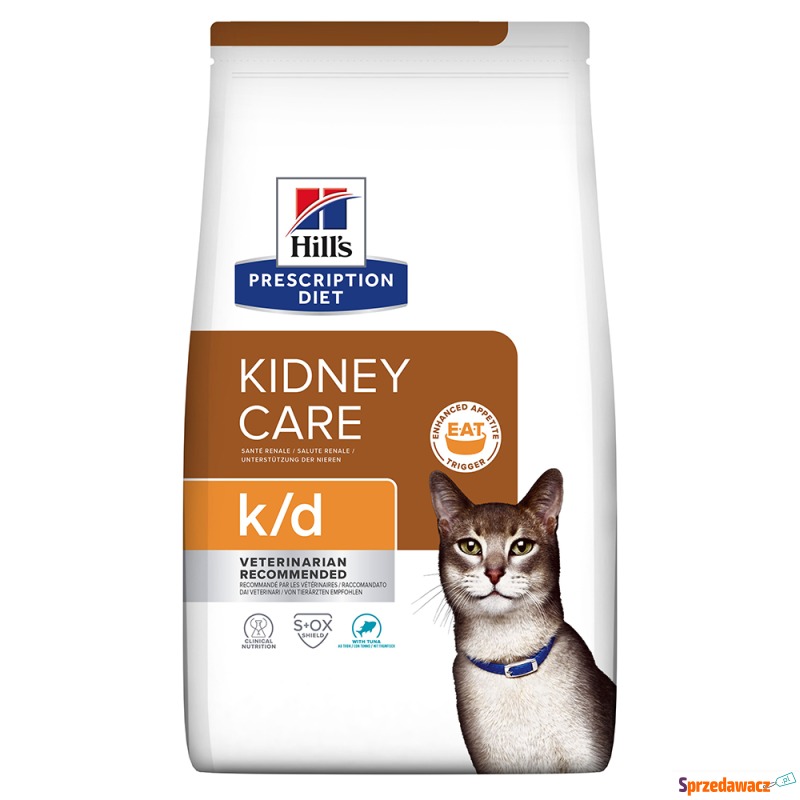Hill's Prescription Diet k/d Kidney Care, tuńczyk... - Karmy dla kotów - Sopot