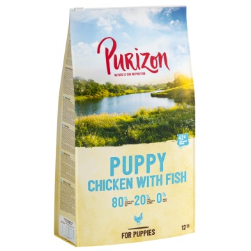 Purizon Puppy, kurczak i ryba, bez zbóż - 12 kg