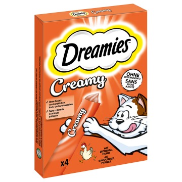 Dreamies Creamy Snacks  - Kurczak (44 x 10 g)