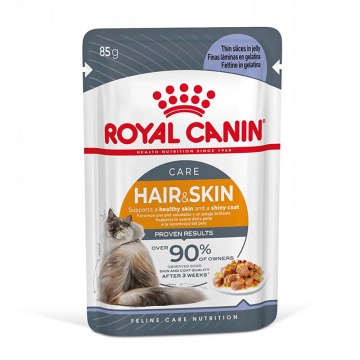Uzupełnienie: Mokra karma Royal Canin - Hair & Skin Care w galarecie, 12 x 85 g