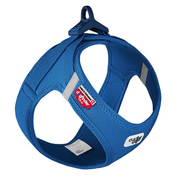 Szelki Curli Vest Clasp Air-Mesh, niebieskie - Rozmiar S: obwód klatki piersiowej 38,3 - 43,3 cm