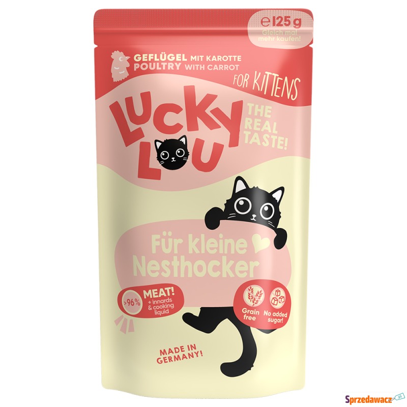 Lucky Lou Kitten 16 x 125 g - Drób - Karmy dla kotów - Ełk