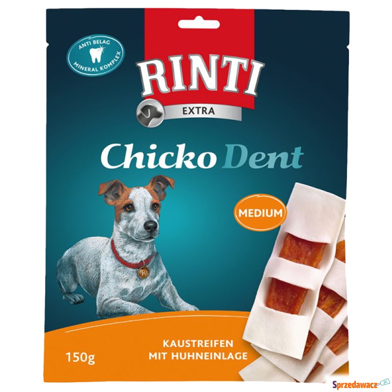 RINTI Chicko Dent Medium, skóra wołowa i kurczak... - Przysmaki dla psów - Włocławek