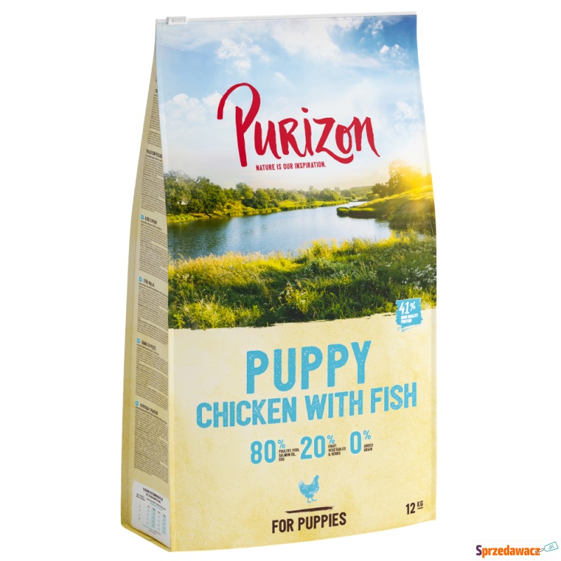 Purizon Puppy, kurczak i ryba, bez zbóż - 12 kg - Karmy dla psów - Piaseczno