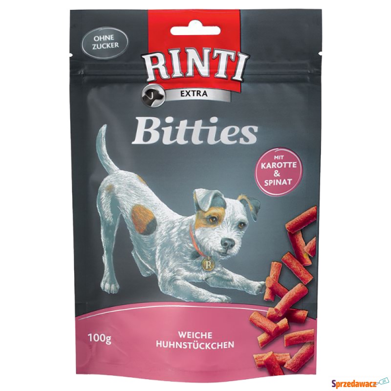 Pakiet RINTI Extra Bits, 5 x 100 g - Kurczak z... - Przysmaki dla psów - Radom