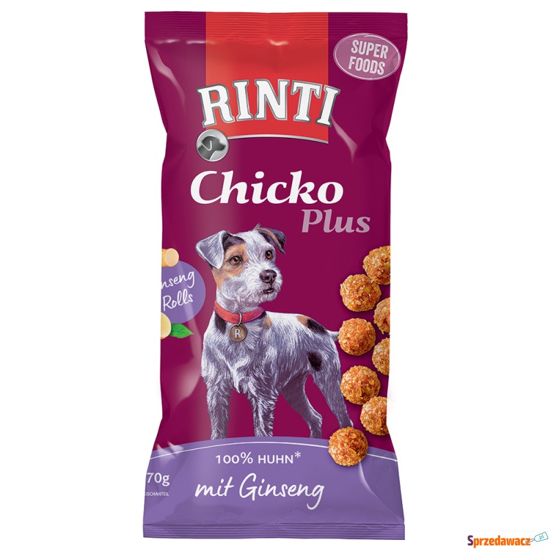 RINTI Chicko Plus Superfoods z żeń-szeniem - 12... - Przysmaki dla psów - Lubin