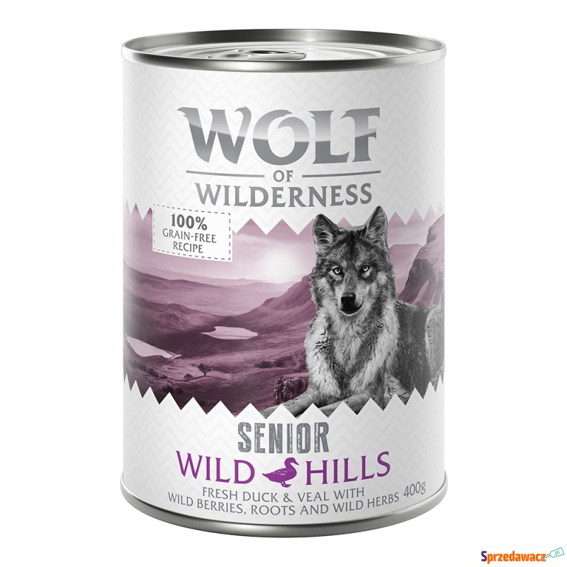 Wolf of Wilderness Senior, 6 x 400 g - Wild Hills,... - Karmy dla psów - Suwałki