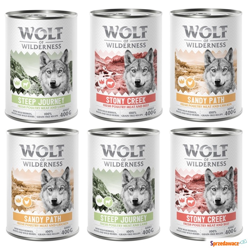 Wolf of Wilderness Adult “Expedition”, 6 x 400... - Karmy dla psów - Swarzędz