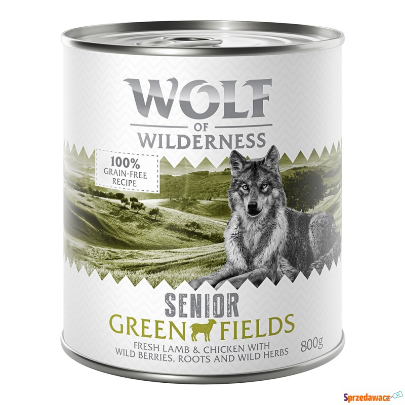 Wolf of Wilderness Senior, 6 x 800 g - Green... - Karmy dla psów - Słupsk
