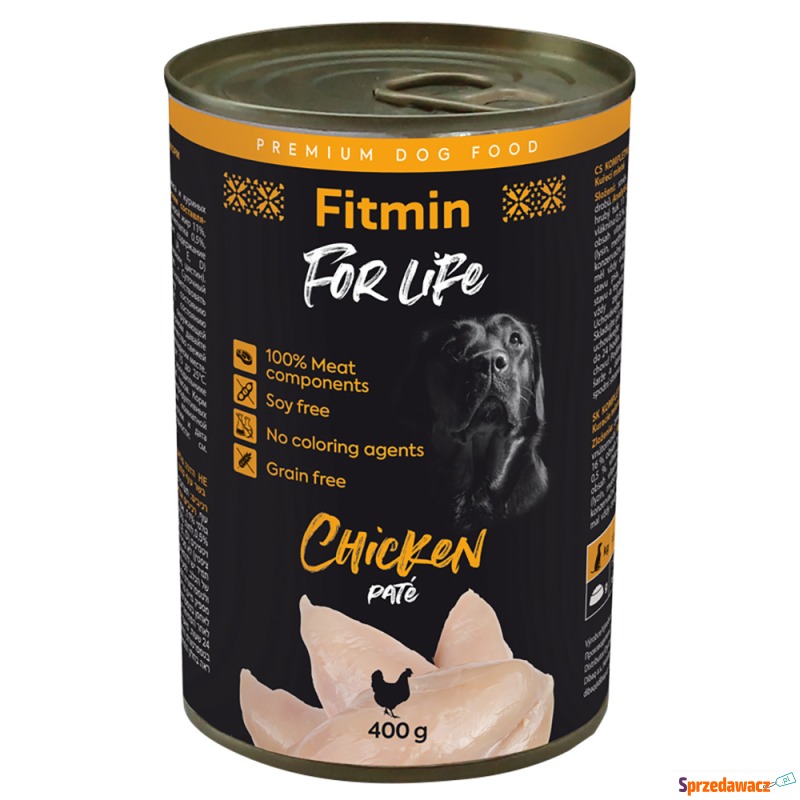 Fitmin Dog For Life, 6 x 400 g - Kurczak - Karmy dla psów - Jelenia Góra