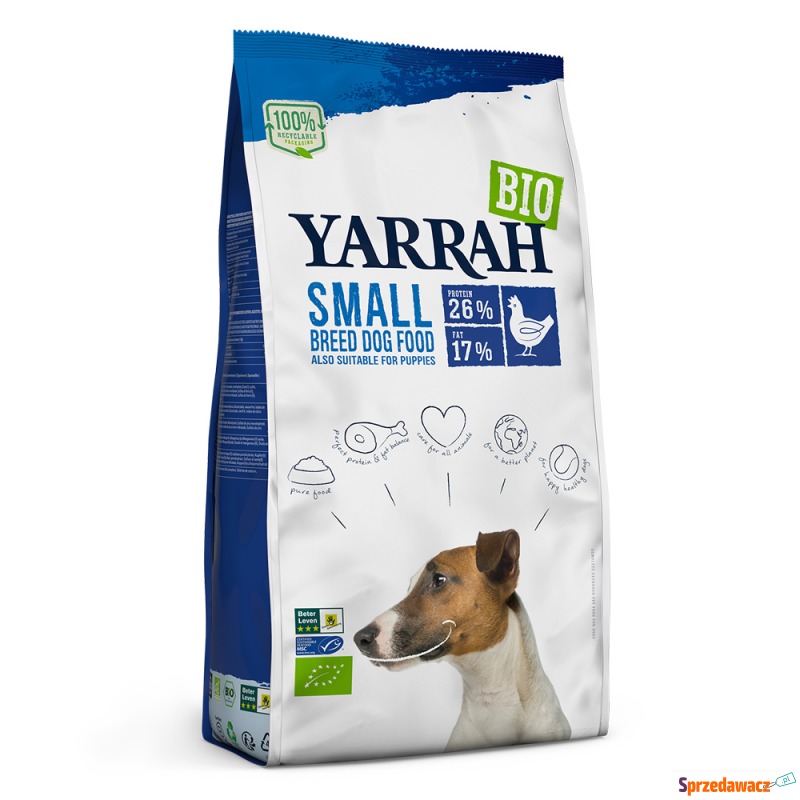 Yarrah Bio Small Breed, kurczak - 2 x 5 kg - Karmy dla psów - Gliwice