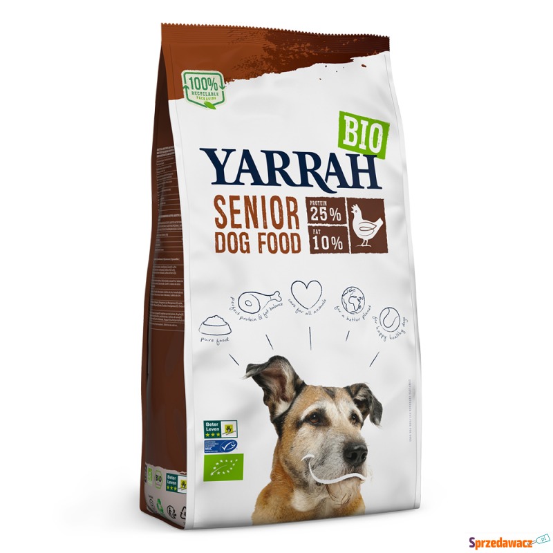 Yarrah Bio Senior, z kurczakiem - 10 kg - Karmy dla psów - Opole
