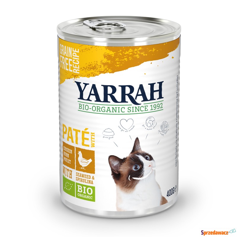 Korzystny pakiet Yarrah Bio Pâté, 12 x 400 g ... - Karmy dla kotów - Jelenia Góra