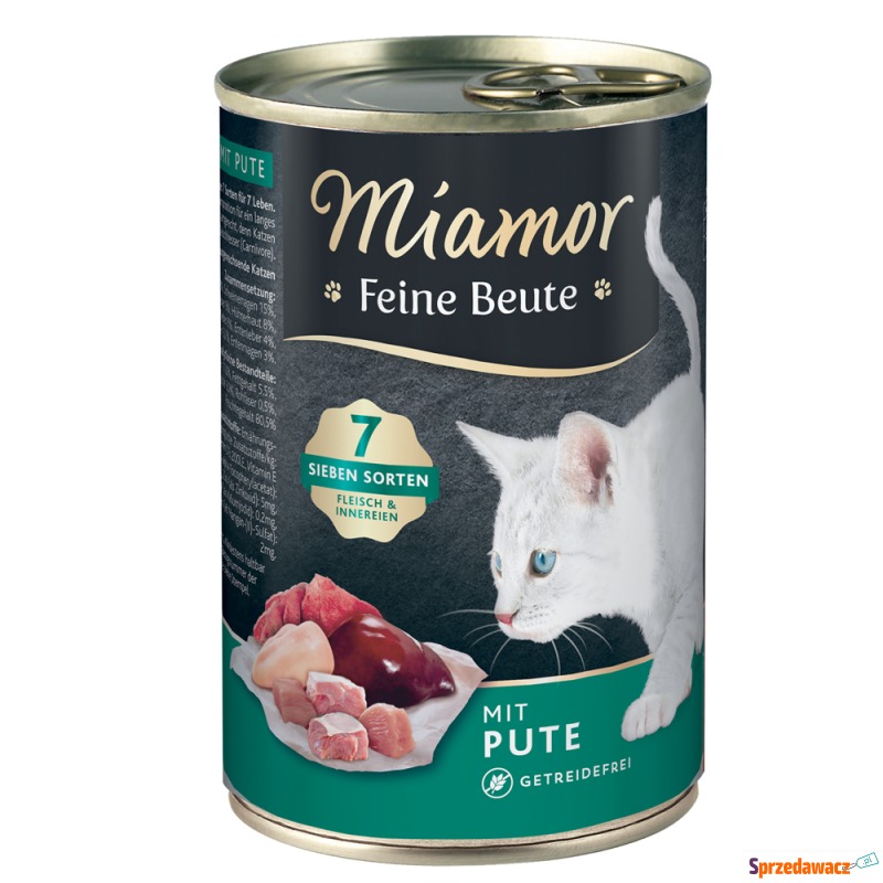 Miamor Feine Beute, 12 x 400 g - Indyk - Karmy dla kotów - Poznań