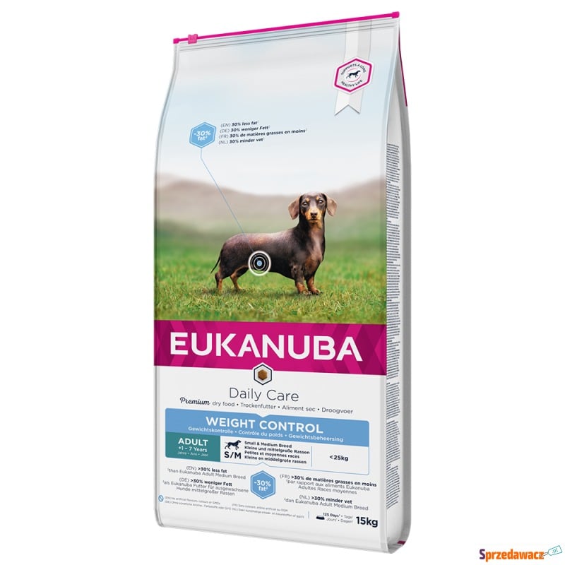 Dwupak Eukanuba Daily Care - Weight Control S... - Karmy dla psów - Kielce