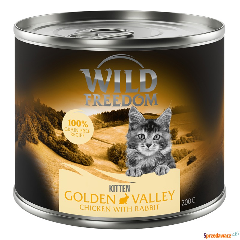 Wild Freedom Kitten, 12 x 200 g -  Golden Valley... - Karmy dla kotów - Tarnów