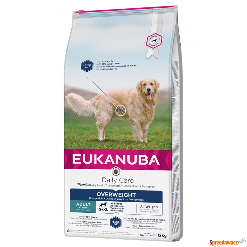 Dwupak Eukanuba Daily Care - Overweight Adult... - Karmy dla psów - Płock