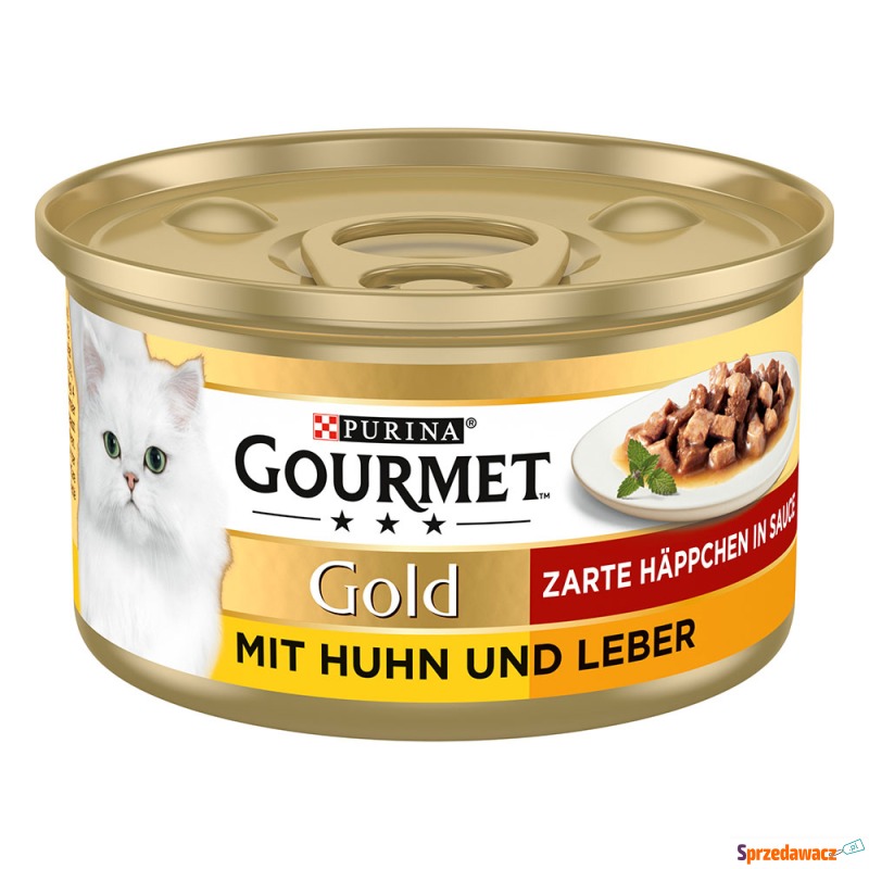 Megapakiet Gourmet Gold Kawałki w sosie, 48 x... - Karmy dla kotów - Gniezno