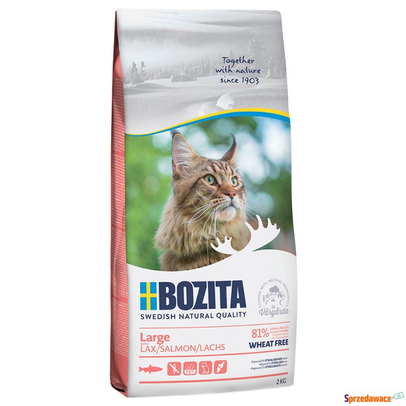 Bozita Large, bez pszenicy - 2 kg - Karmy dla kotów - Giżycko
