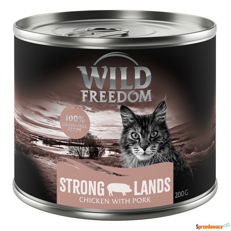 Megapakiet Wild Freedom Adult, 24 x 200 g - Strong... - Karmy dla kotów - Police