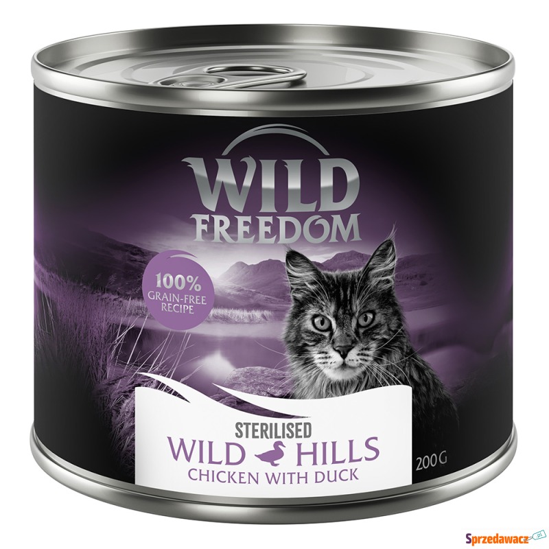 Wild Freedom Adult Sterilised, 6 x 200 g - bez... - Karmy dla kotów - Legnica