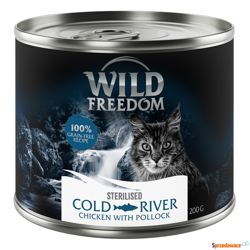 Wild Freedom Adult Sterilised, 6 x 200 g - bez... - Karmy dla kotów - Legnica