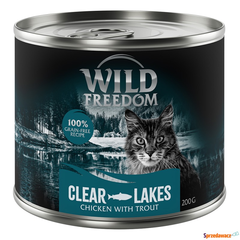 Megapakiet Wild Freedom Adult, 24 x 200 g - Clear... - Karmy dla kotów - Iława