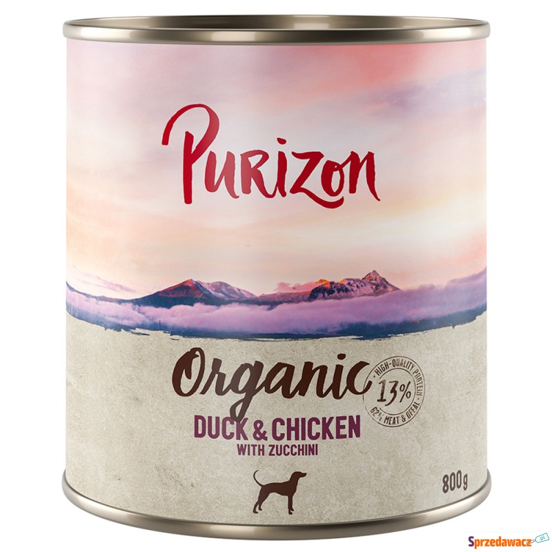 Korzystny pakiet Purizon Organic, 24 x 800 g -... - Karmy dla psów - Pruszków