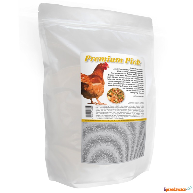 Mucki Premium Pick pokarm dla kur - 15 kg - Karmy dla ptaków - Radomsko