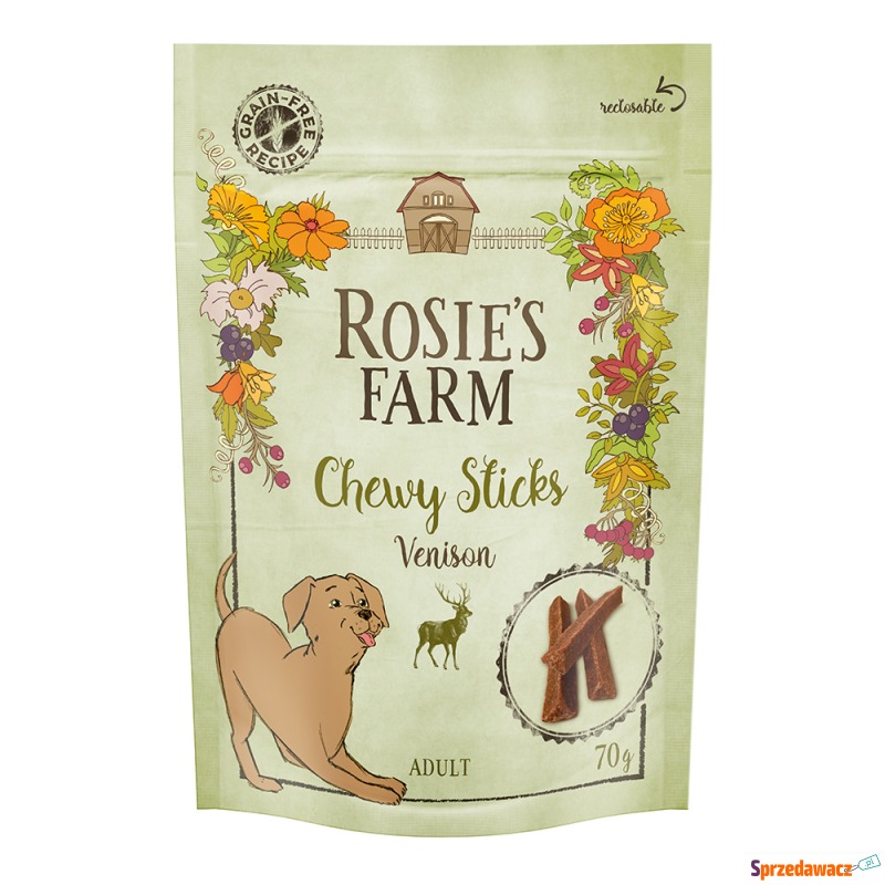 Rosie's Farm Chewy Sticks, dziczyzna - 3 x 70... - Przysmaki dla psów - Bydgoszcz