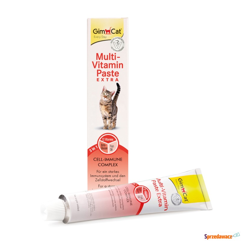 GimCat pasta multiwitaminowa Extra dla kota -... - Przysmaki dla kotów - Włocławek