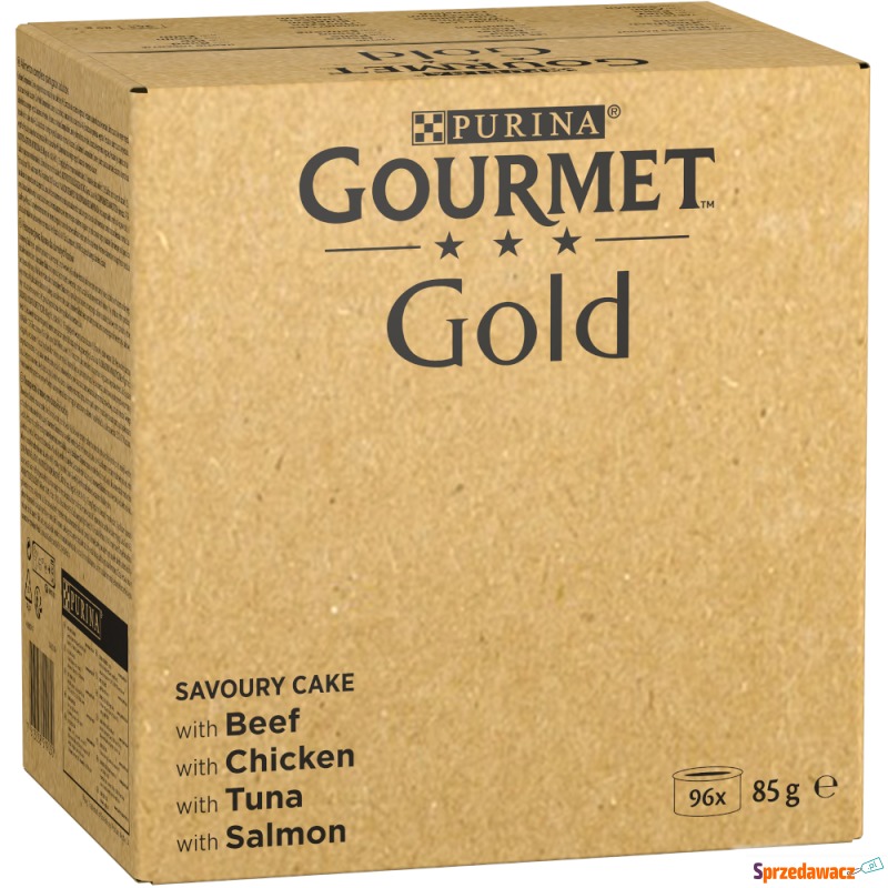 Megapakiet Gourmet Gold 96 x 85 g - Wyrafinowane... - Karmy dla kotów - Legnica
