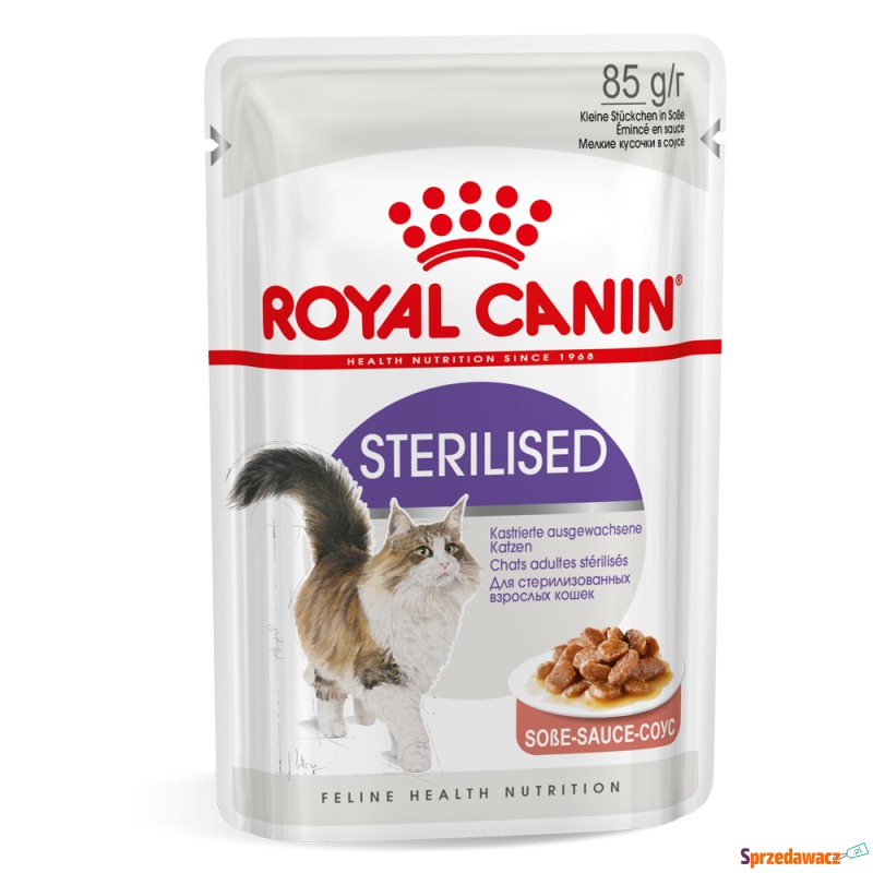 Royal Canin Sterilised w sosie - 12 x 85 g - Karmy dla kotów - Lublin