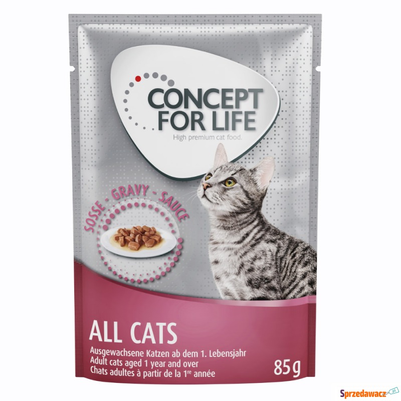 Concept for Life All Cats w sosie - 24 x 85 g - Karmy dla kotów - Zielona Góra