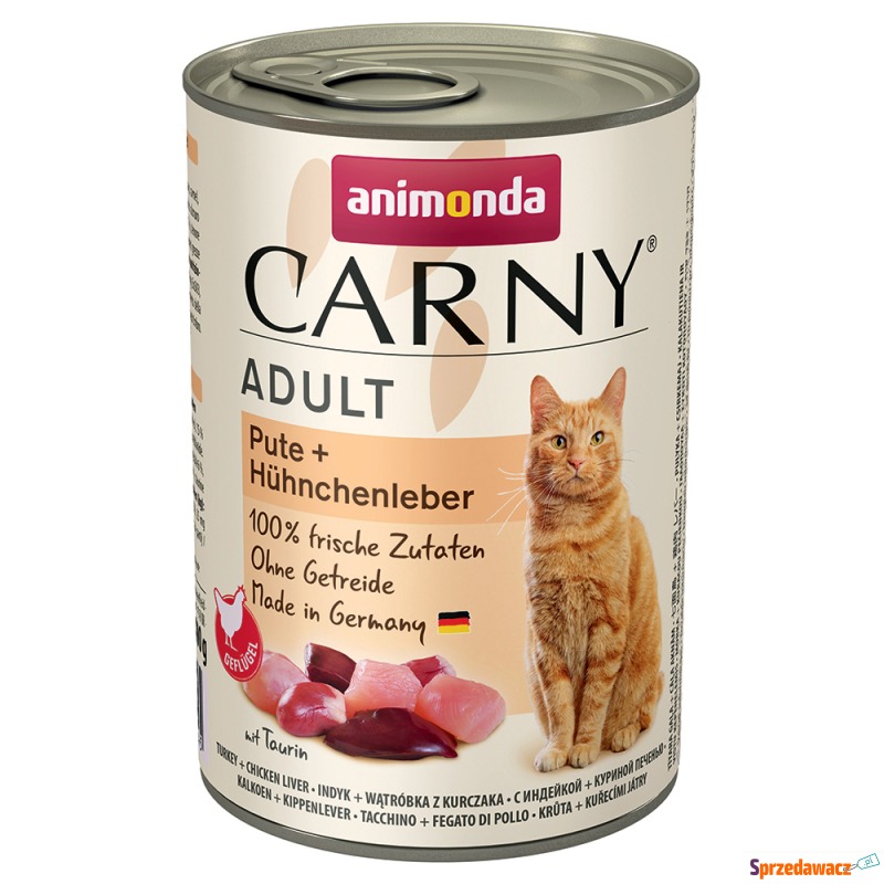Korzystny pakiet animonda Carny Adult, 12 x 400... - Karmy dla kotów - Domaszowice