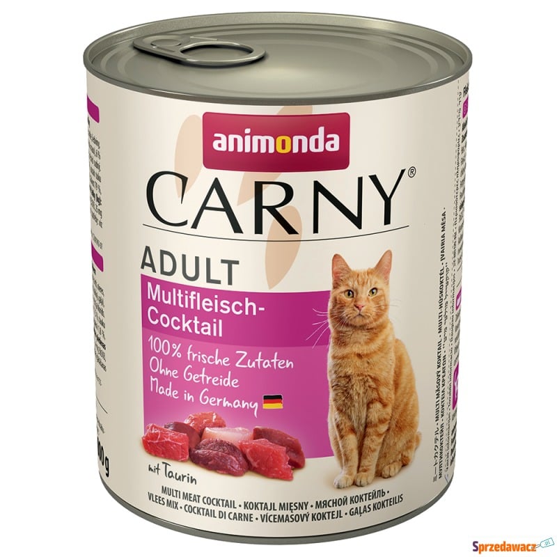 Korzystny pakiet animonda Carny Adult, 12 x 800... - Karmy dla kotów - Zielona Góra